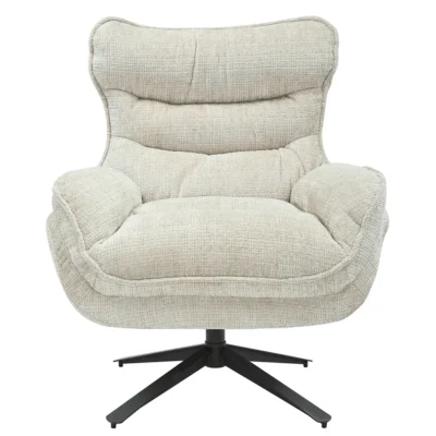 Kreslo CLOUD otočné o 360° šampanská béžová