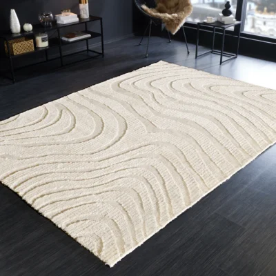 Koberec WAVE 170x240cm krémovo béžový