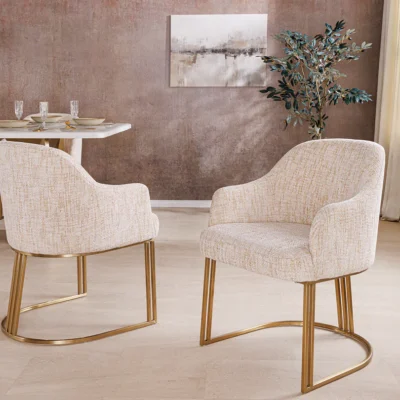 Stolička EXTRAVAGANCIA béžová ženilková látka