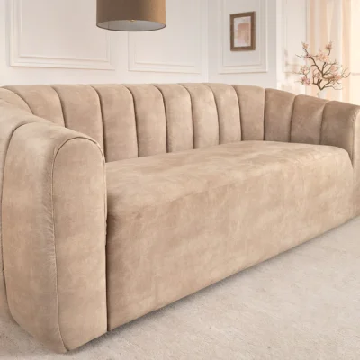 Pohovka BABYLON 200 cm velvet béžová