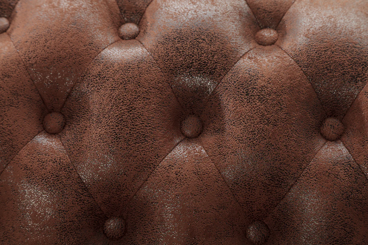 Rohová pohovka CHESTERFIELD ľavá 270 cm vintage hnedá – Obrázok 5