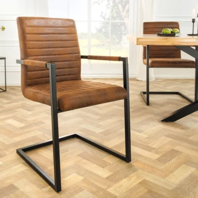 Dizajnová stolička LOFT hnedá