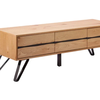 TV komoda Living Edge s dĺžkou 160 cm z dubového dreva