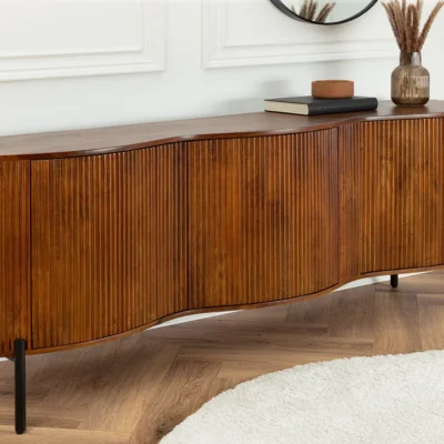 Komoda Grandeur 180 cm z mangového dreva v hnedom odtieni