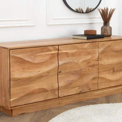 Komoda Desert 160 cm z akáciového dreva v prírodnom prevedení