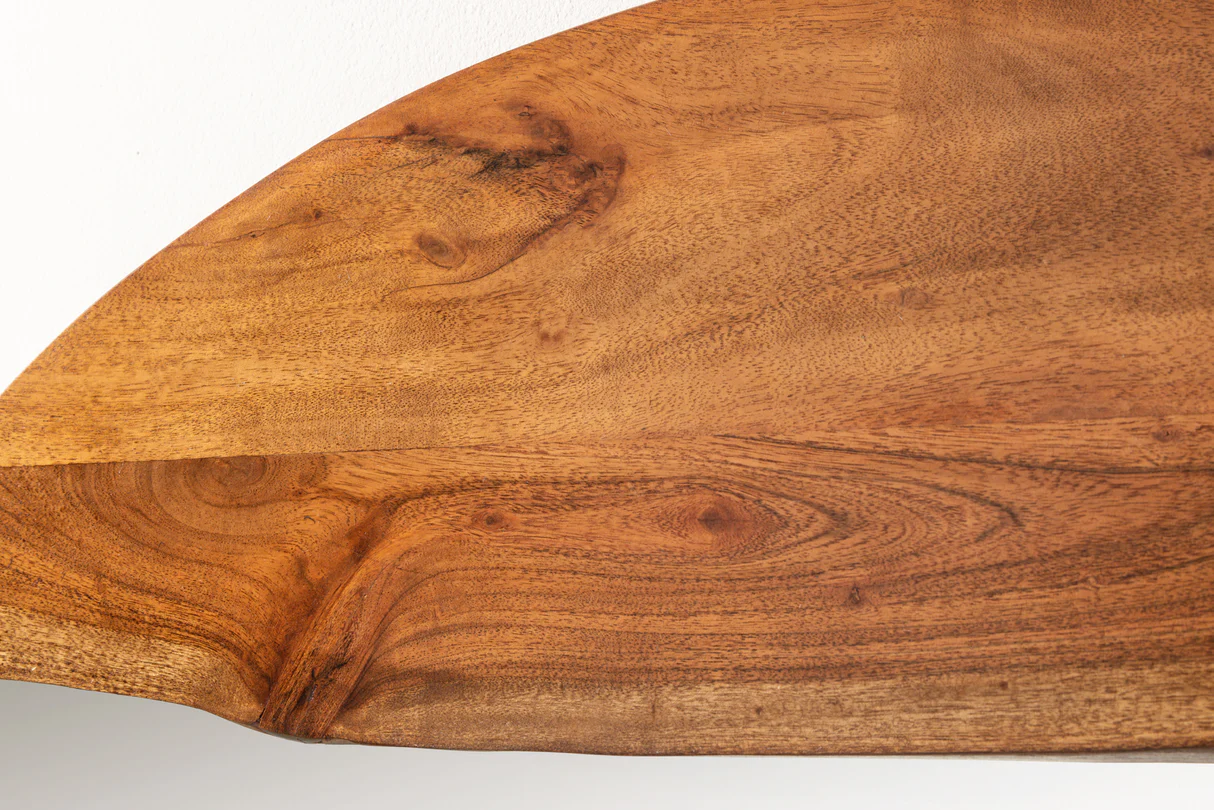 Zrkadlo EDGE 100 cm z akáciového dreva – Obrázok 3