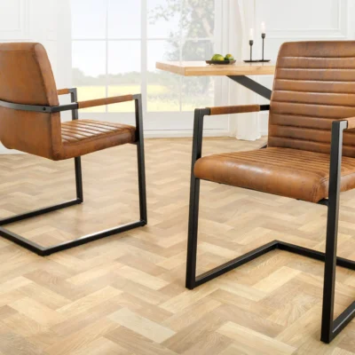 Dizajnová stolička LOFT hnedá