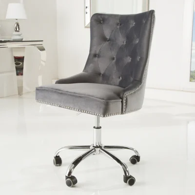 Kancelárska stolička VICTORIAN strieborná