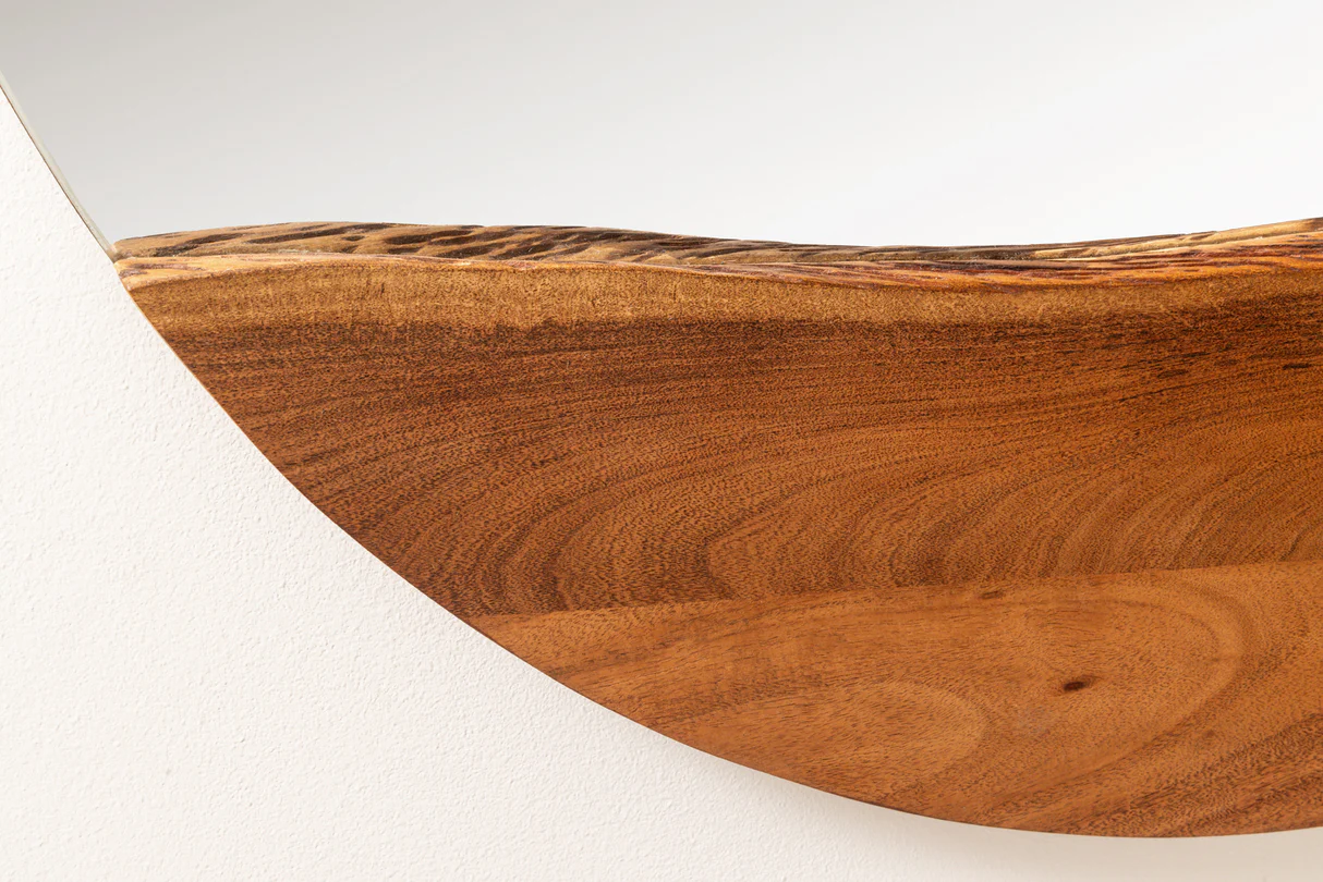 Zrkadlo EDGE 100 cm z akáciového dreva – Obrázok 6