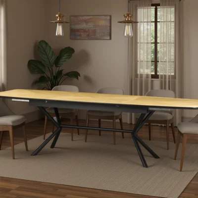 Jedálenský stôl GRANDEZZA 180-270 cm budový dekor