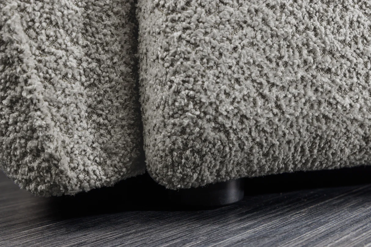 Pohovka ROYAL 295 cm XXL bouclé šedá – Obrázok 6