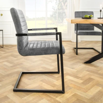 Dizajnová stolička LOFT kamenná sivá