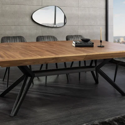 Jedálenský stôl GIANT 180-320 cm orechové drevo